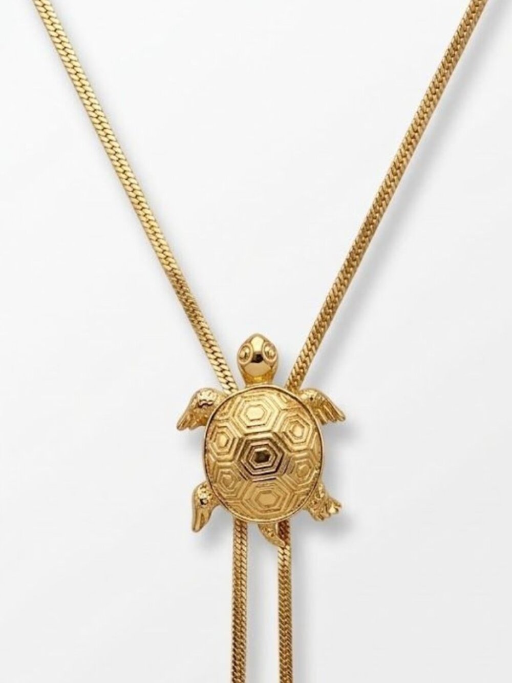 Vintage Avon "Turtle Bay Collection" Slider Bolo Pendant Necklace